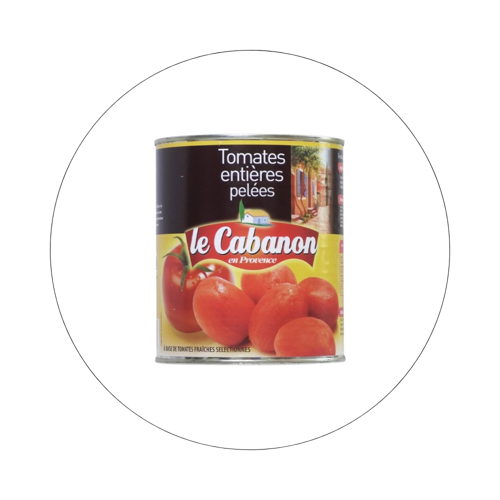 LE CABANON - Tomates Entières Pelées / réf. A50500021