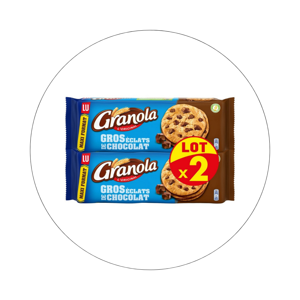 LU - Granola Maxi Cookies Chocolat x2 / réf. 1272077