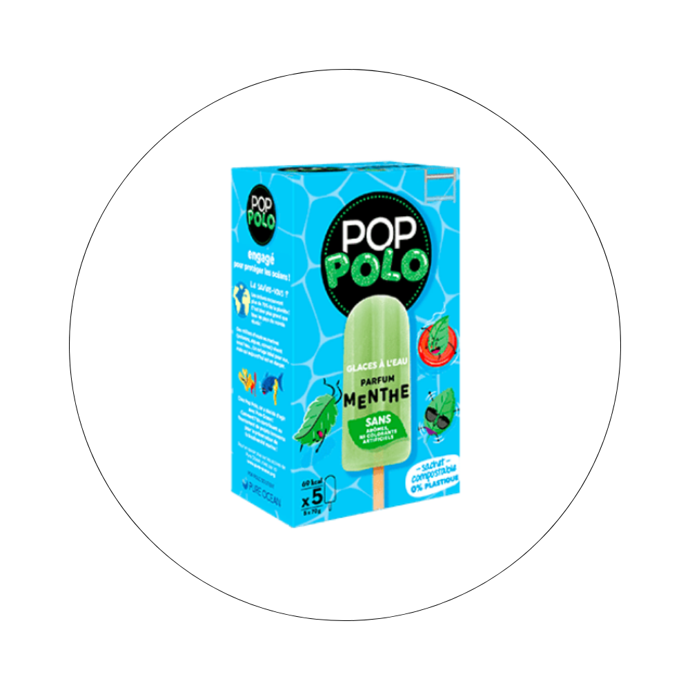 POP POLO - Glace à l'Eau Citron x5