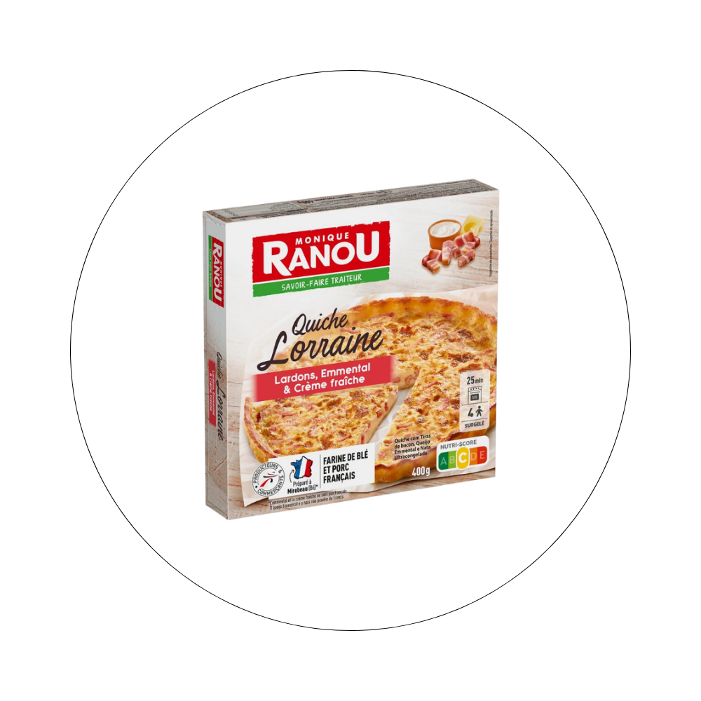 RANOU - Quiche Lorraine / réf. 47280125