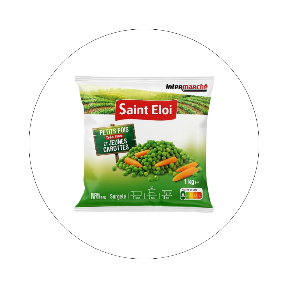 ST ELOI - Petits Pois Très Fins et Jeunes Carottes / réf. 47294040