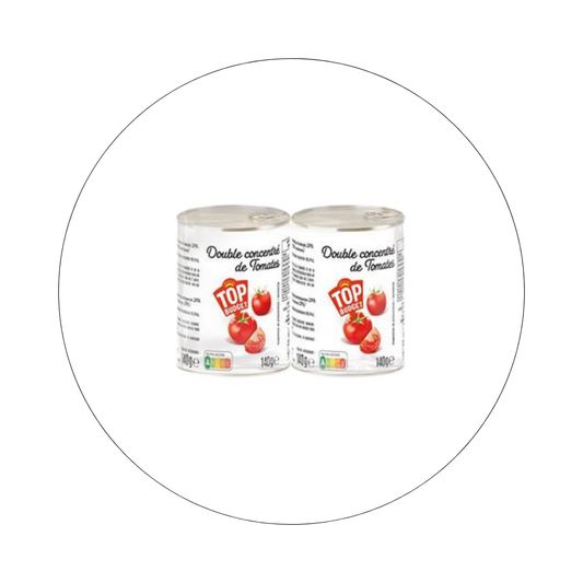 TOP BUDGET - Double Concentré de tomates