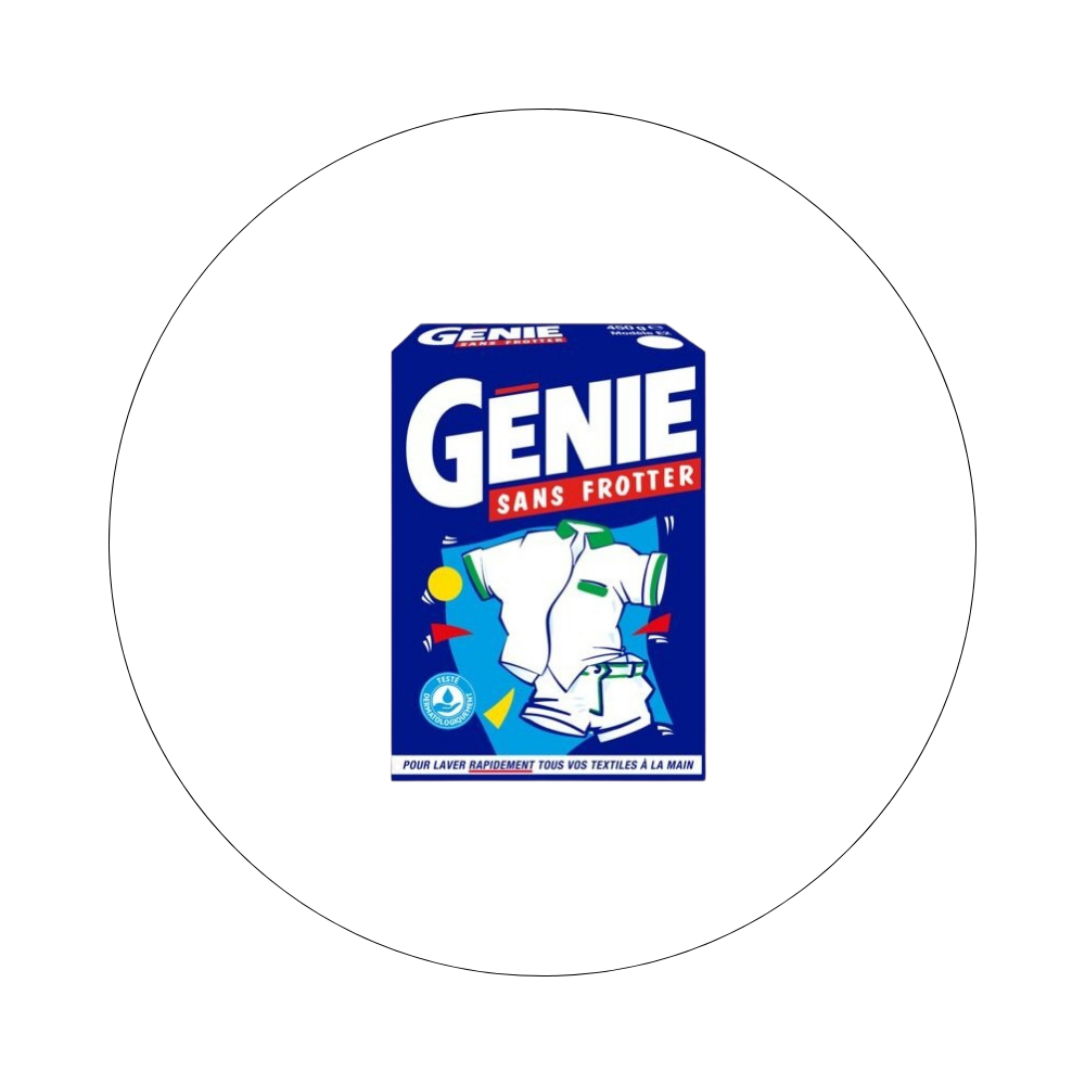 GENIE - Lessive en Poudre sans Frotter
