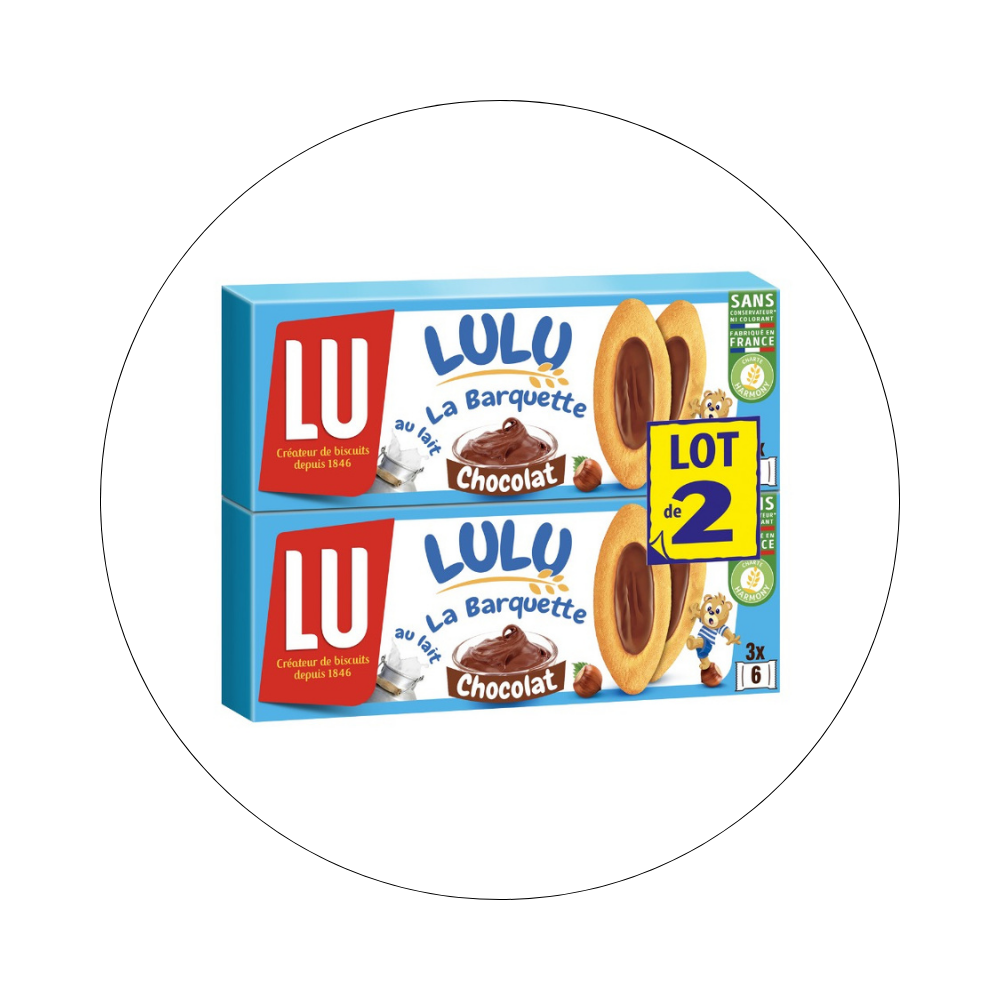 LU - Barquette Chocolat x2 / réf. A1432203