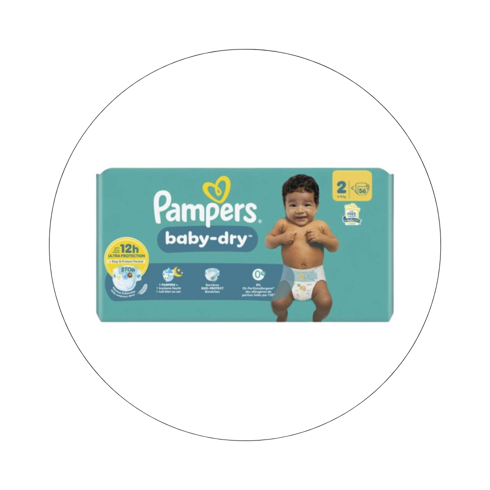 PAMPERS - Couches