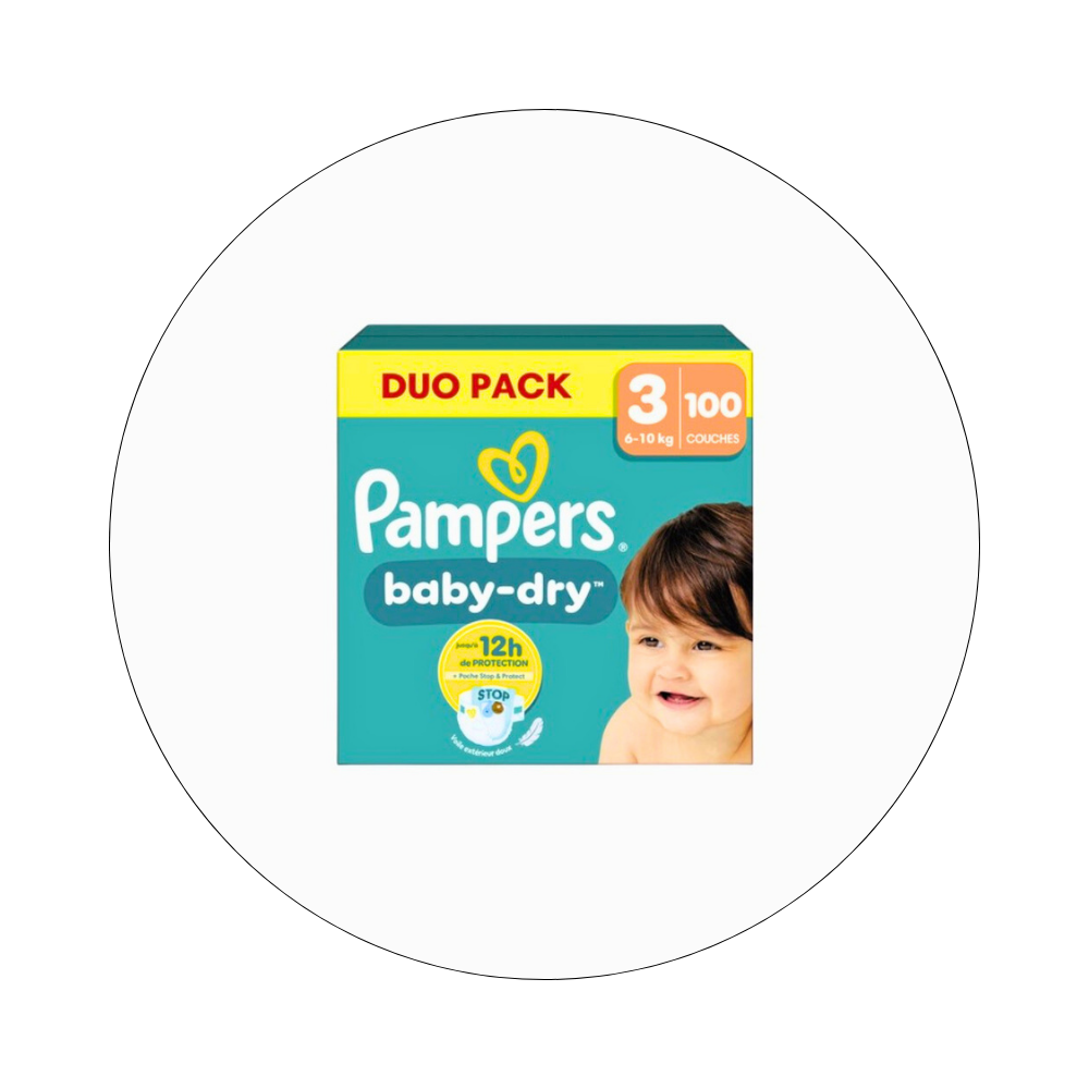 PAMPERS - Couches Duo Pack