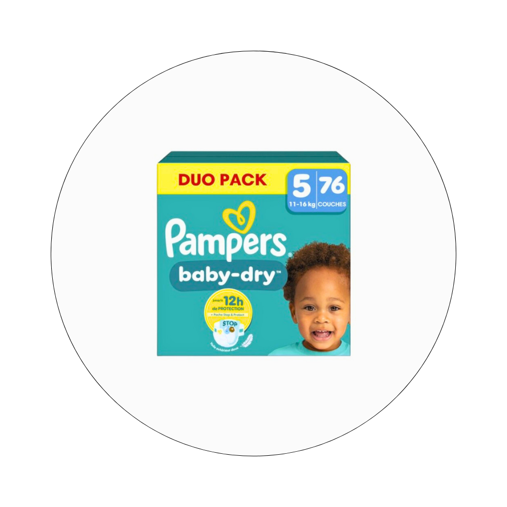 PAMPERS - Couches Duo Pack