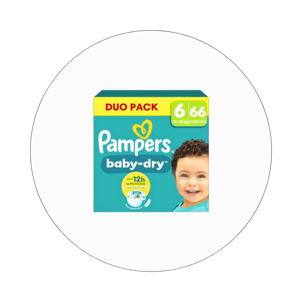 PAMPERS - Couches Duo Pack