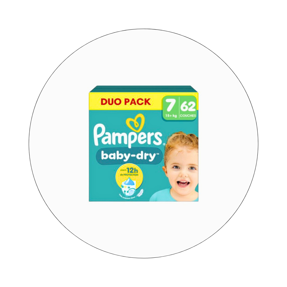 PAMPERS - Couches Duo Pack