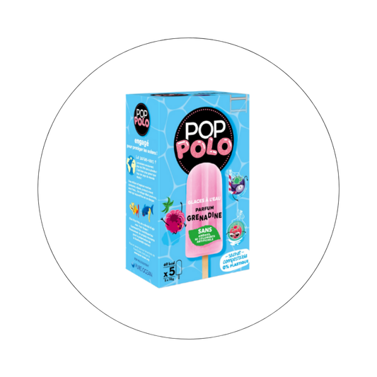 POP POLO - Glace à l'Eau Citron x5