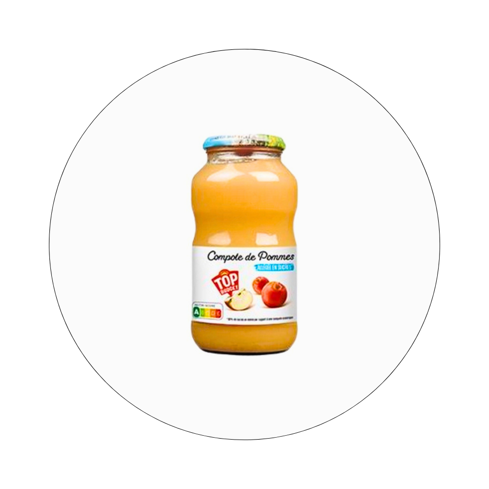 TOP BUDGET - Compote Pomme Allégée / réf. 41201070