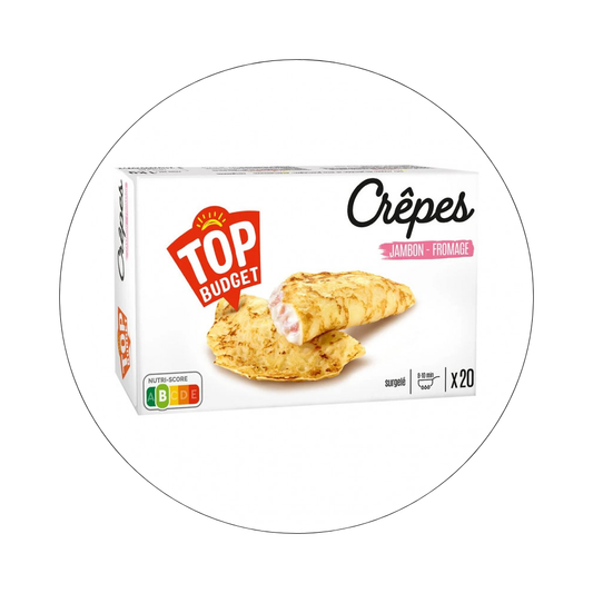 TOP BUDGET - Crêpes Jambon Fromage / réf. 47280215