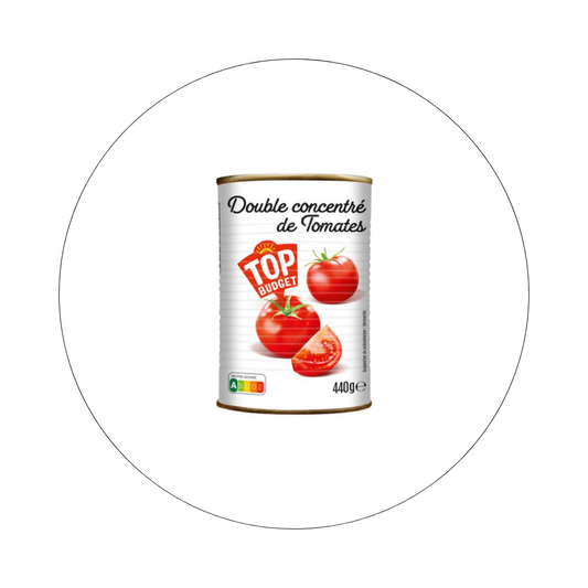 TOP BUDGET - Double Concentré de tomates