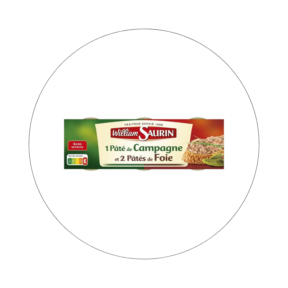 WILLIAM SAURIN - Pâté